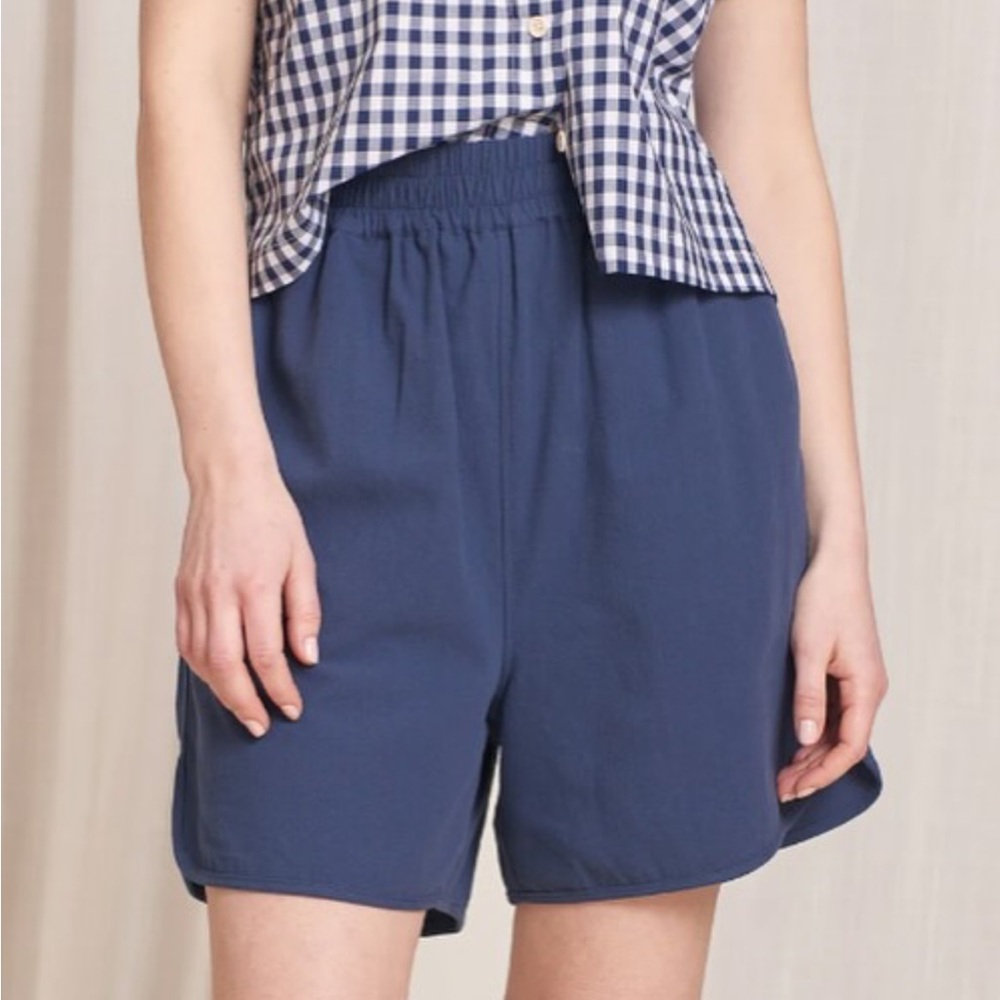 Tradlands Glenn Long Shorts in Navy